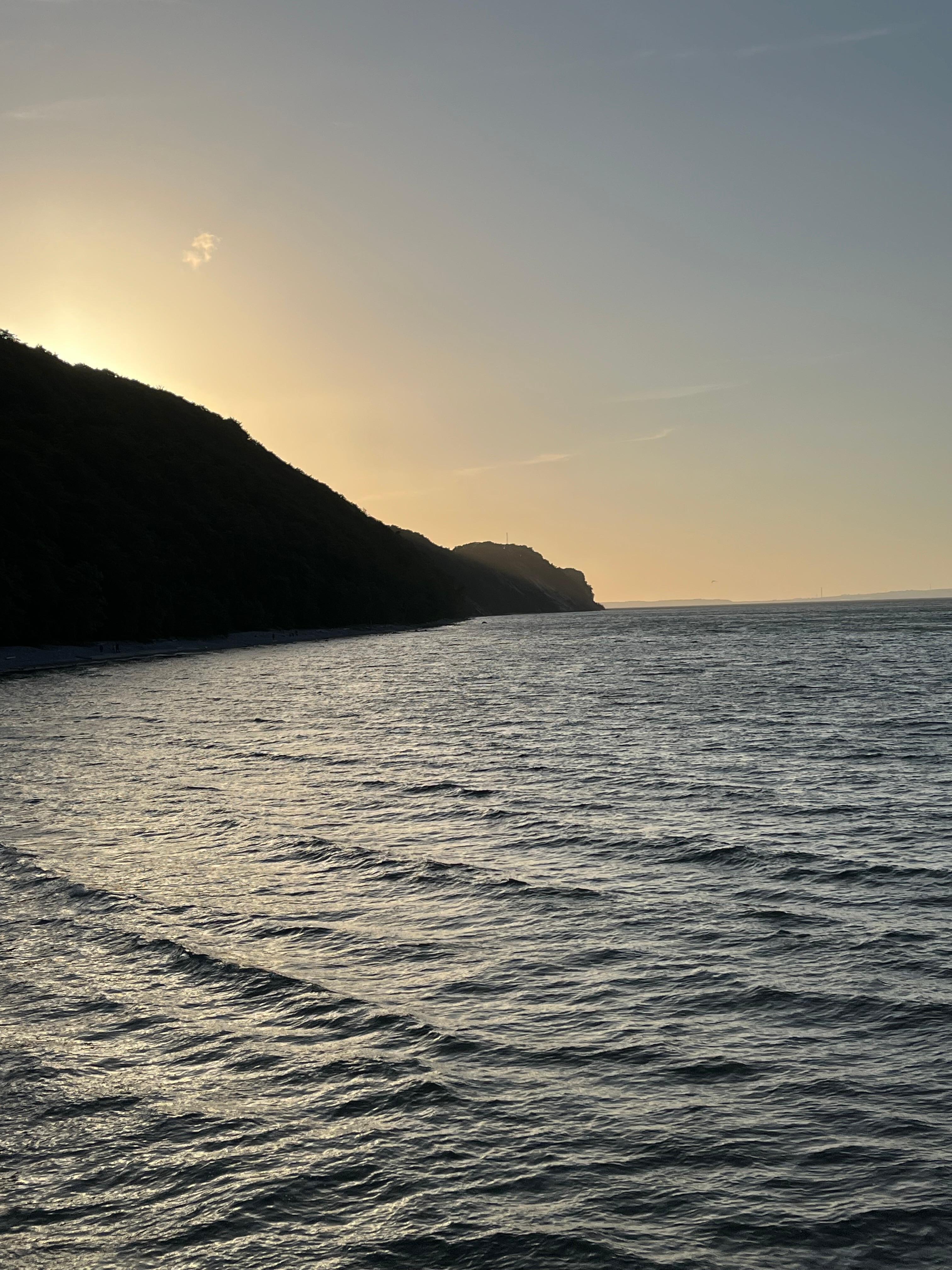 Sonnenuntergang bei der Seebrücke 