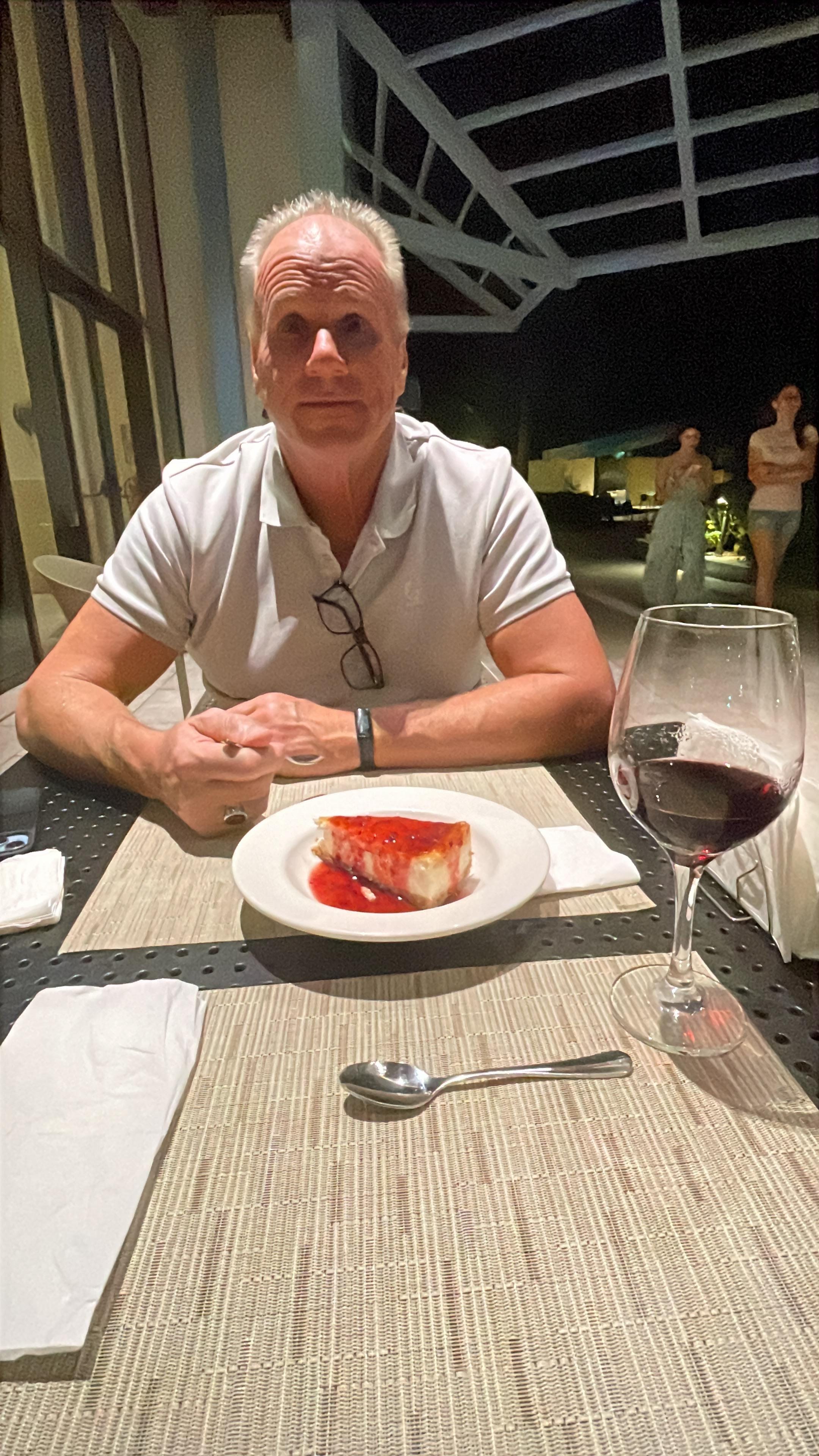 Delicious cheesecake dessert