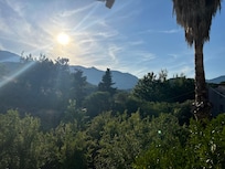 Bergblick vom Balkon