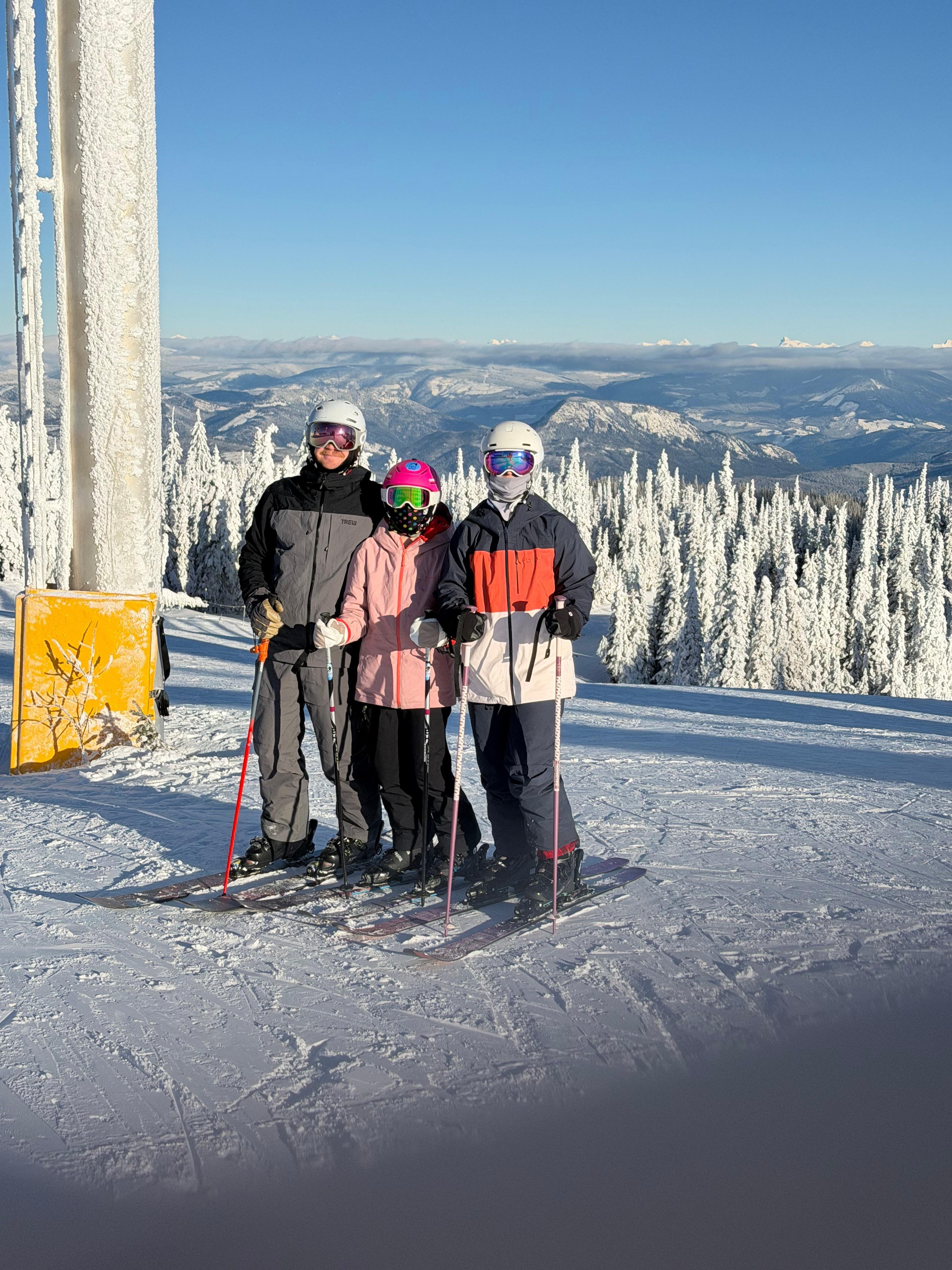 Spectacular views on Saturday.