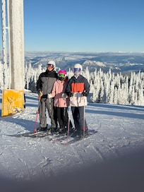 Spectacular views on Saturday.