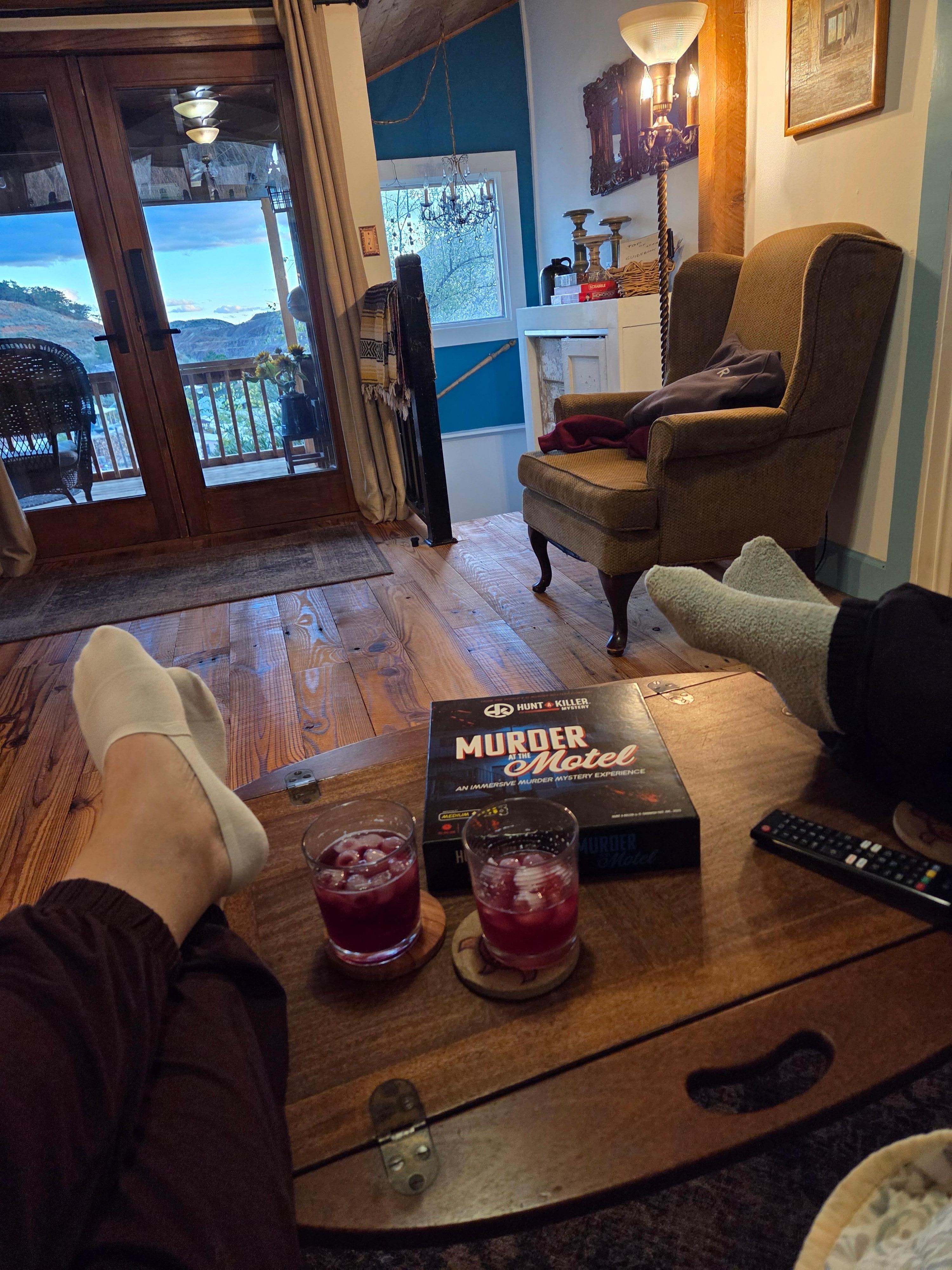 Cozy relaxing atmosphere.