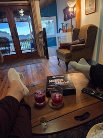 Cozy relaxing atmosphere.