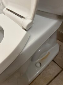 Unclean bathroom