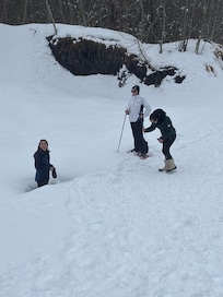 A la station du col d'ornon un jour de tempĂȘte