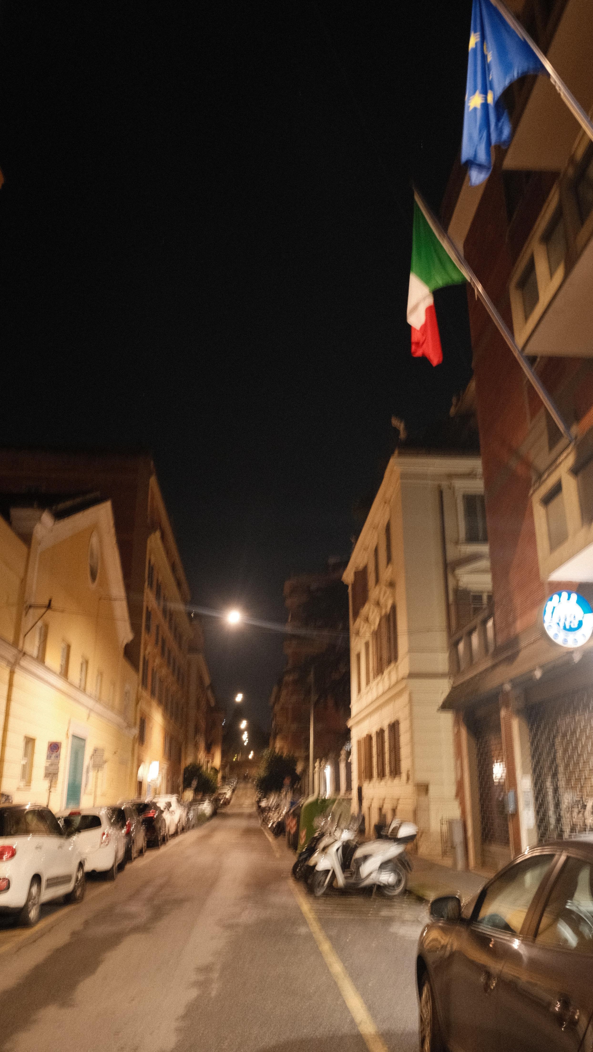 Near a police station!