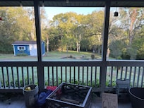 A Quick Look from their patio to the yard