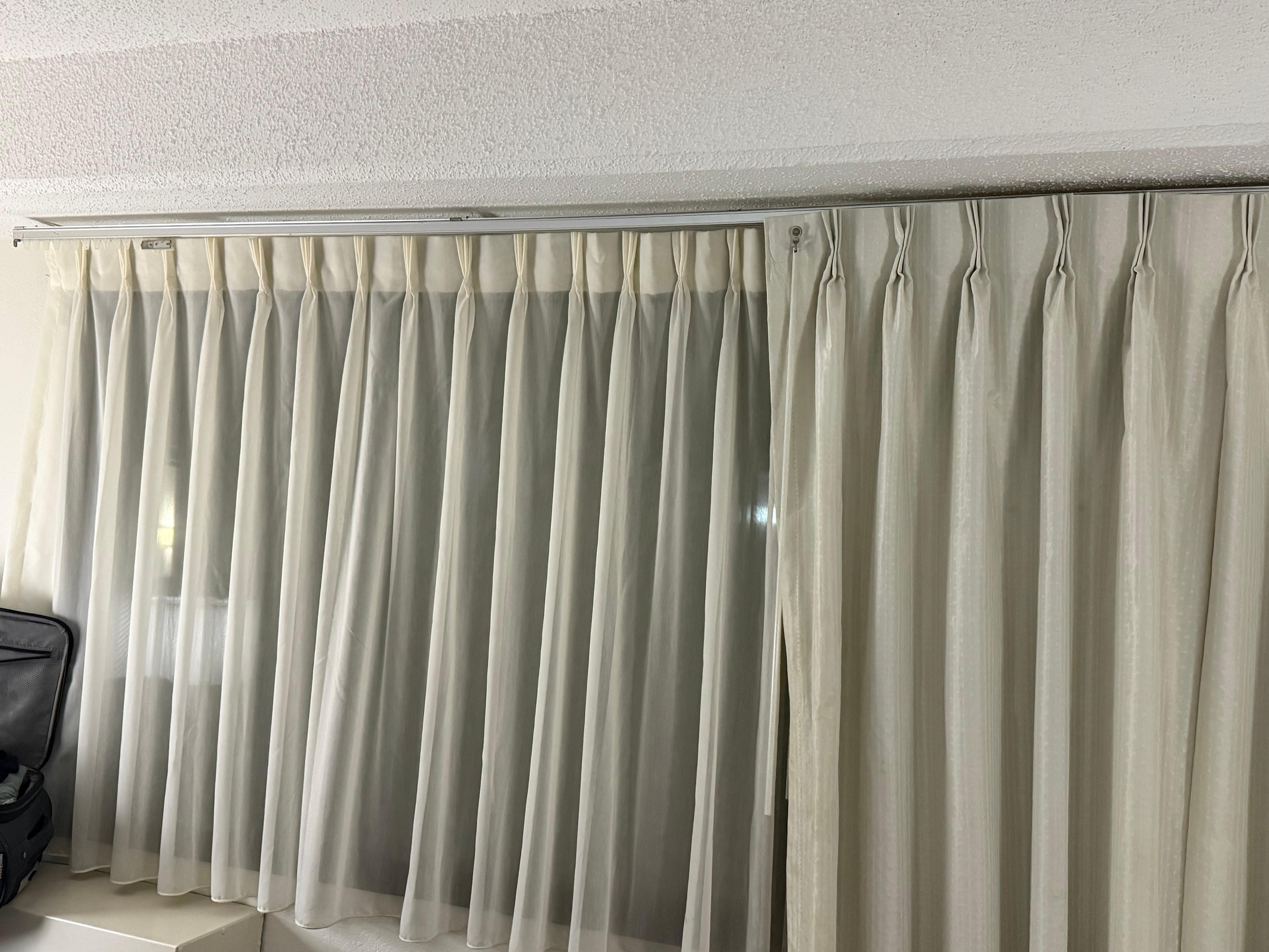 This looked into the pool area and you couldn’t block the lights out at night. For the cost of the room per night this was unacceptable.  