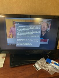 the tv was like this every channel!!!