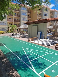 Chess Area behind the main pool