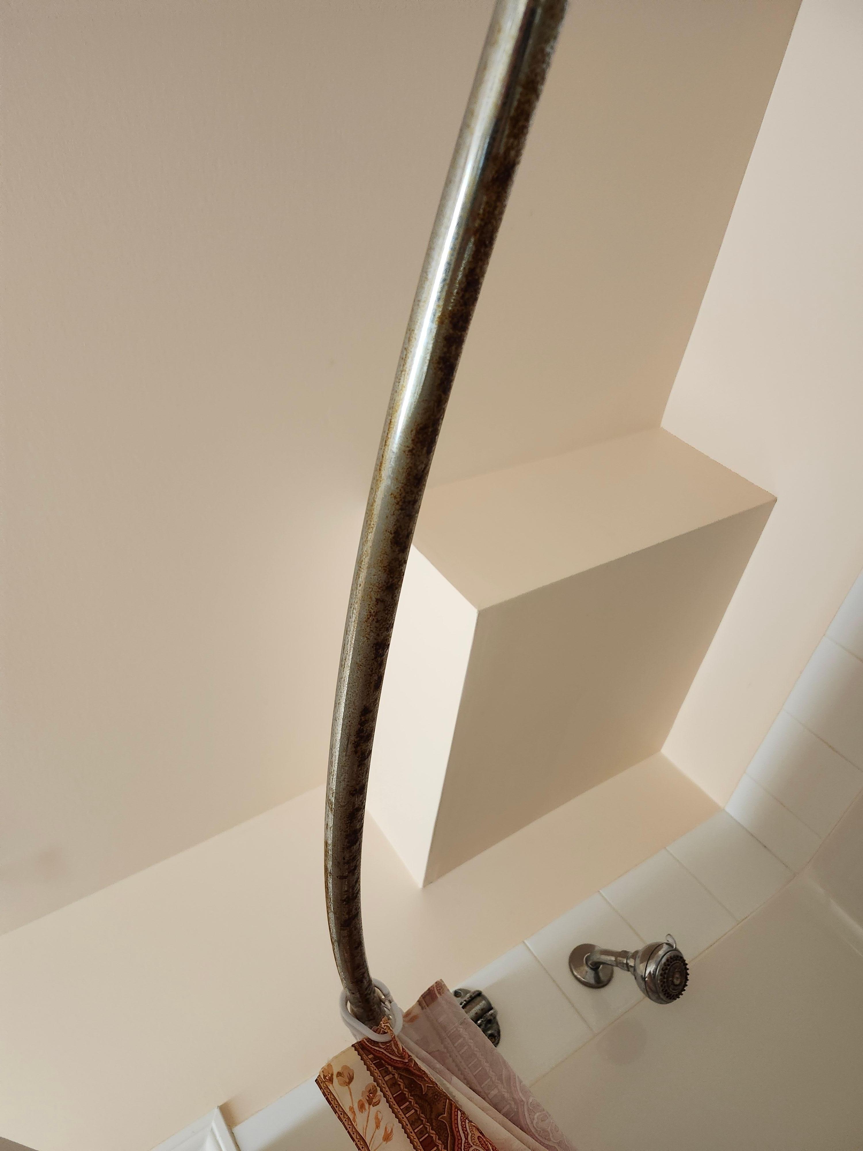 Shower bar rusted 