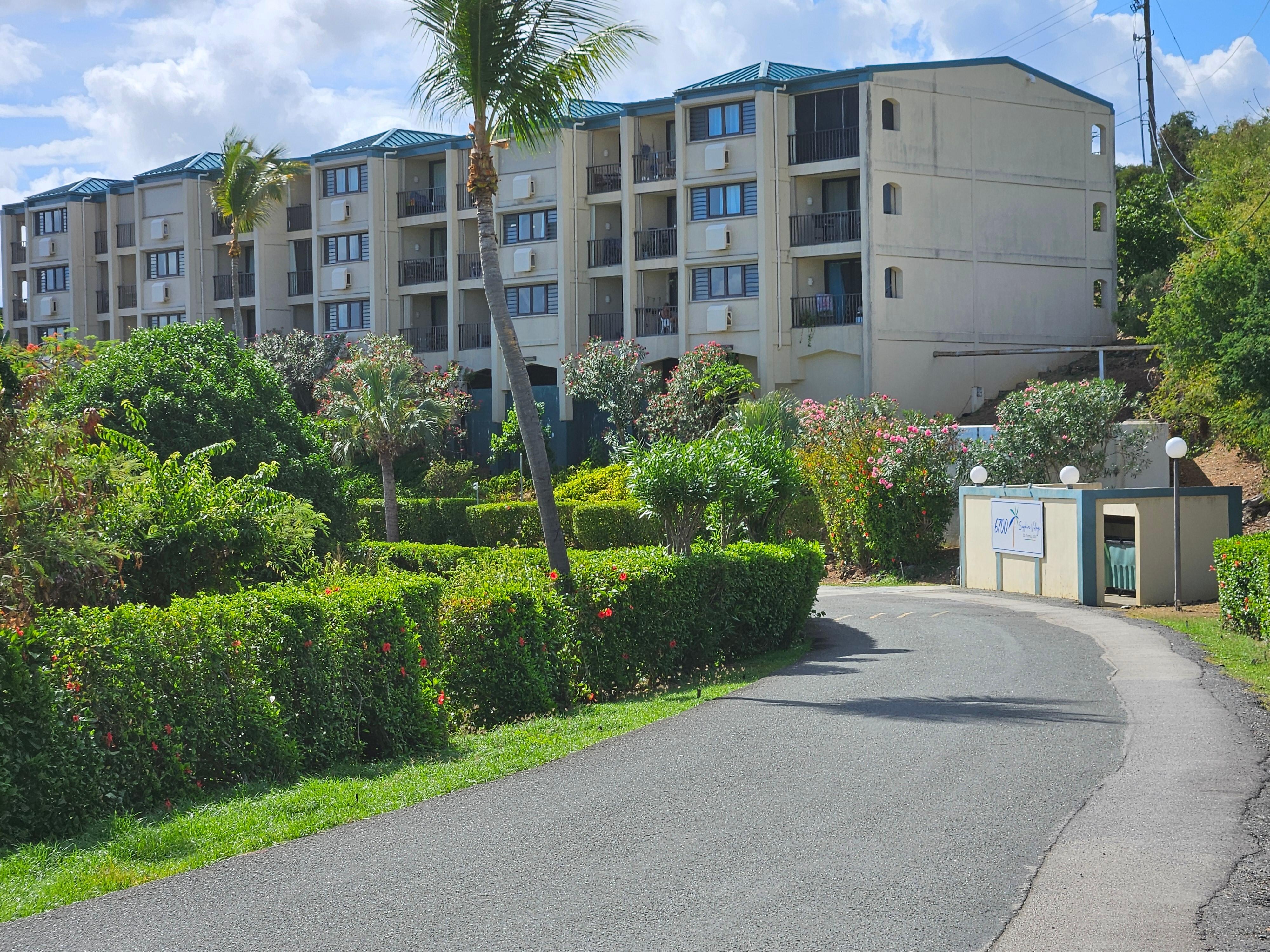 View of the buildings