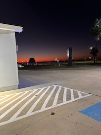 View from our room. It was wonderful