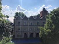 View of Holland House and the Opera Marquee from the terrace.