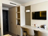 Closet, TV, desk