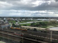 房間窗外的景色可遠眺龜山島