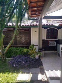 Entrada para os quartos