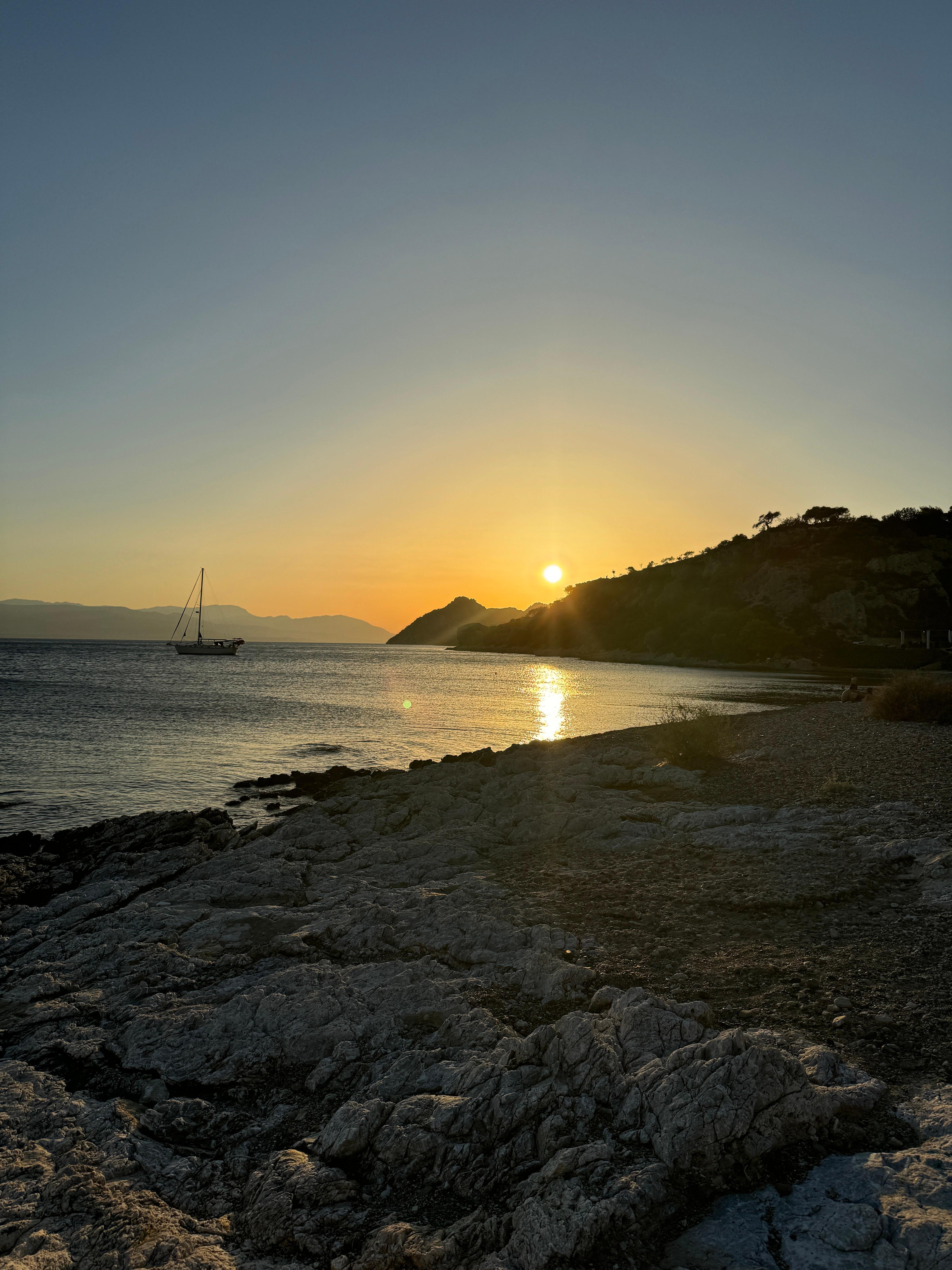 Sunset from the beach