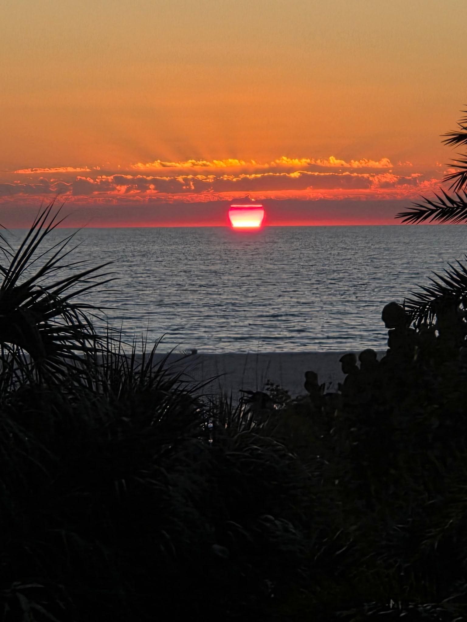 Amazing sunsets from the outdoor dining patio.