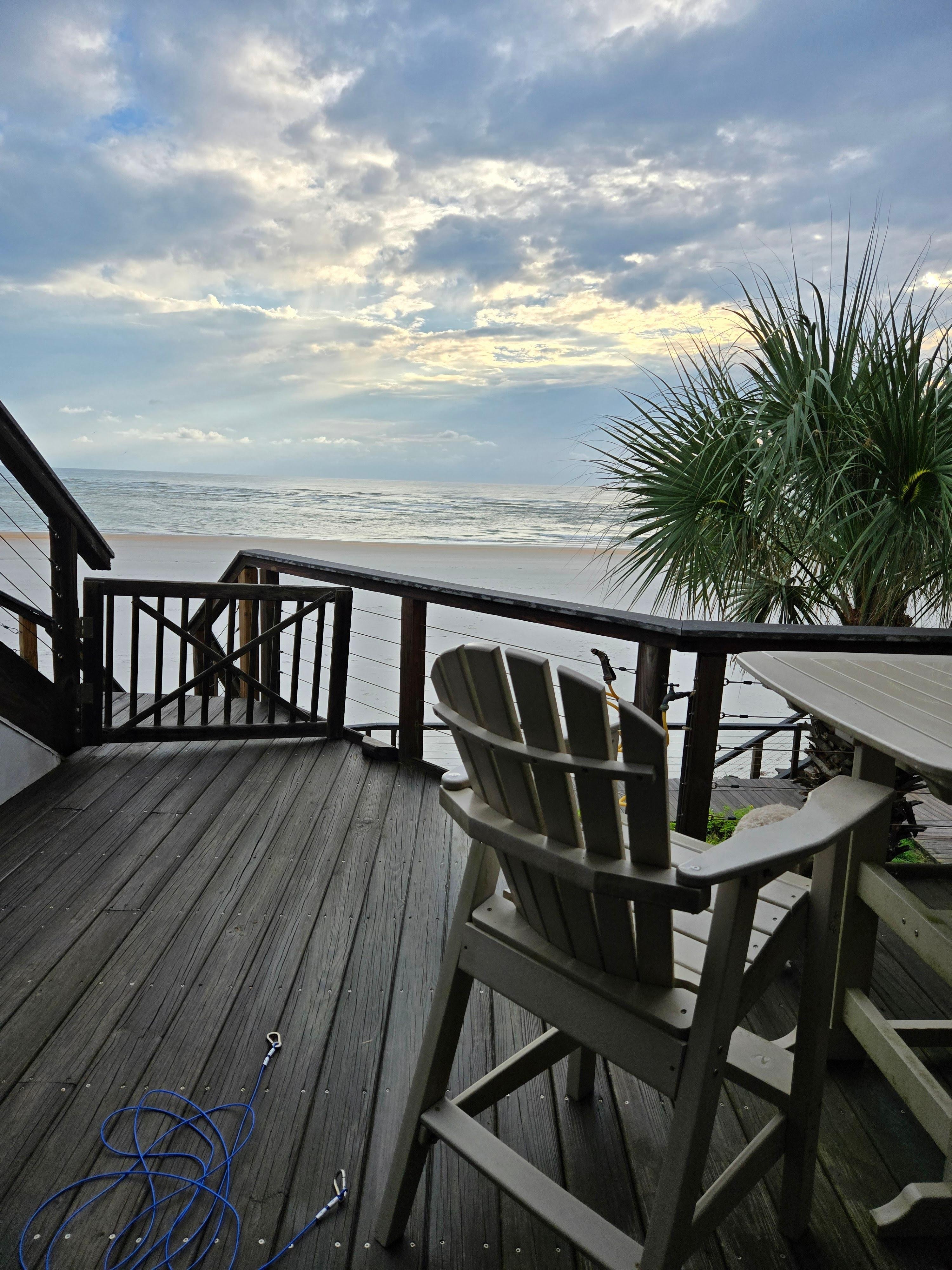 View from Unit #4 deck...