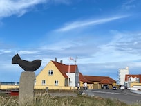 Torv ved hôtel Hirtshals