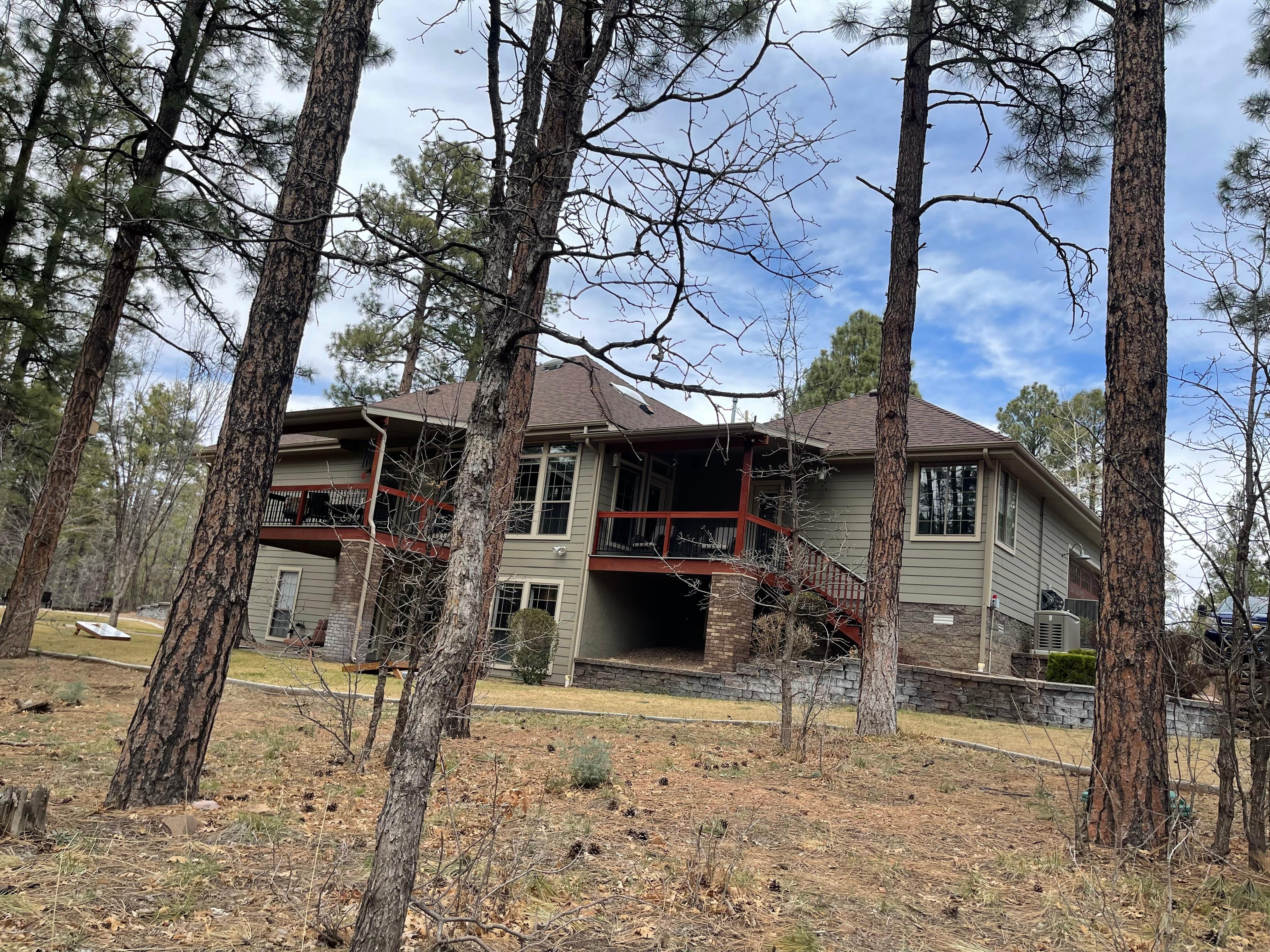 View of the house from the hammock 
