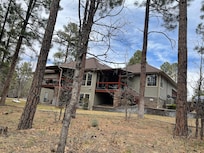 View of the house from the hammock