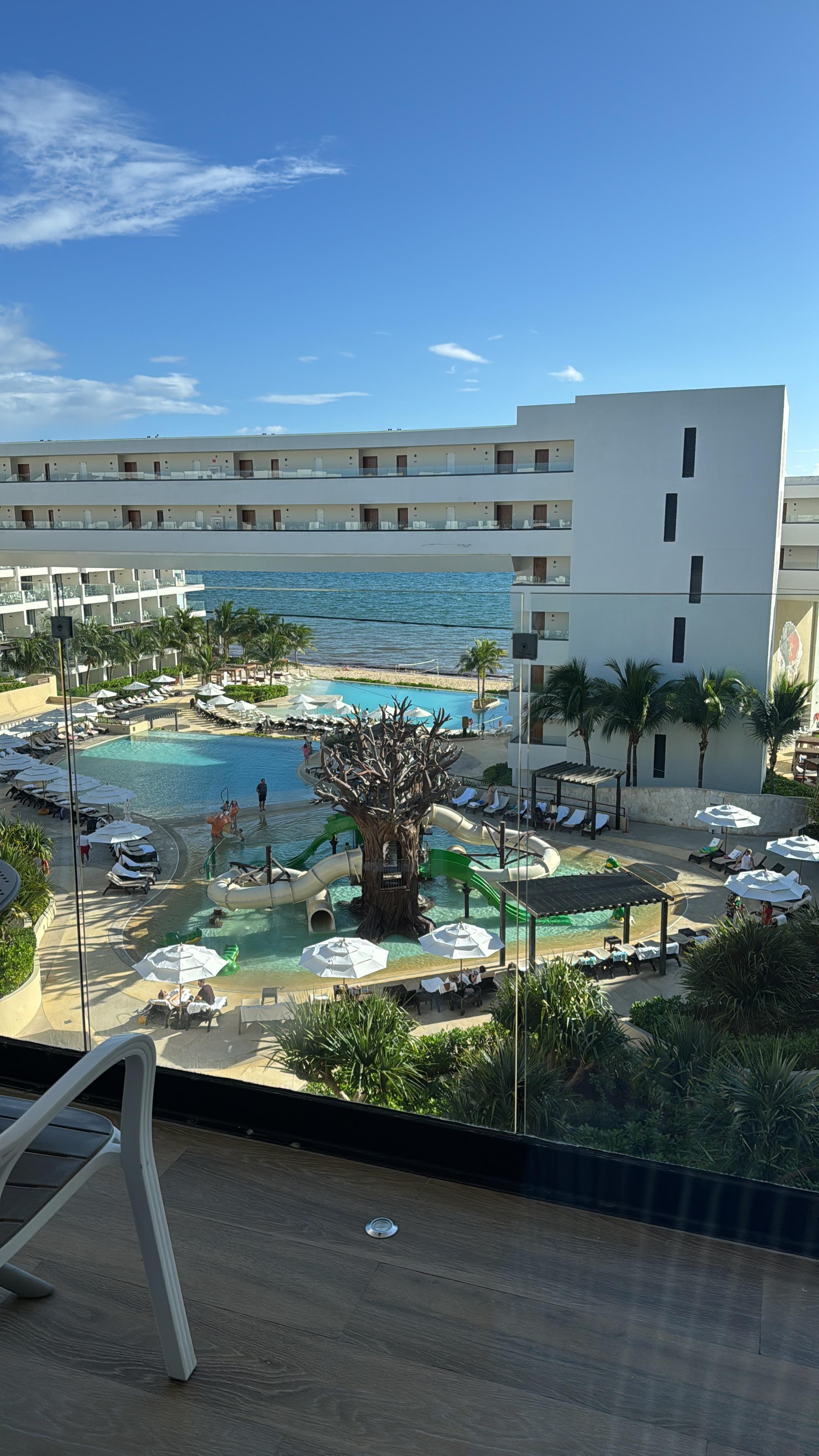 I really had high expectations of this relatively new hotel. But it looks older, amenities looked not well maintained. The kids club has a humidity smell and its dark and again.. it needs taken care off and to be cleaned.