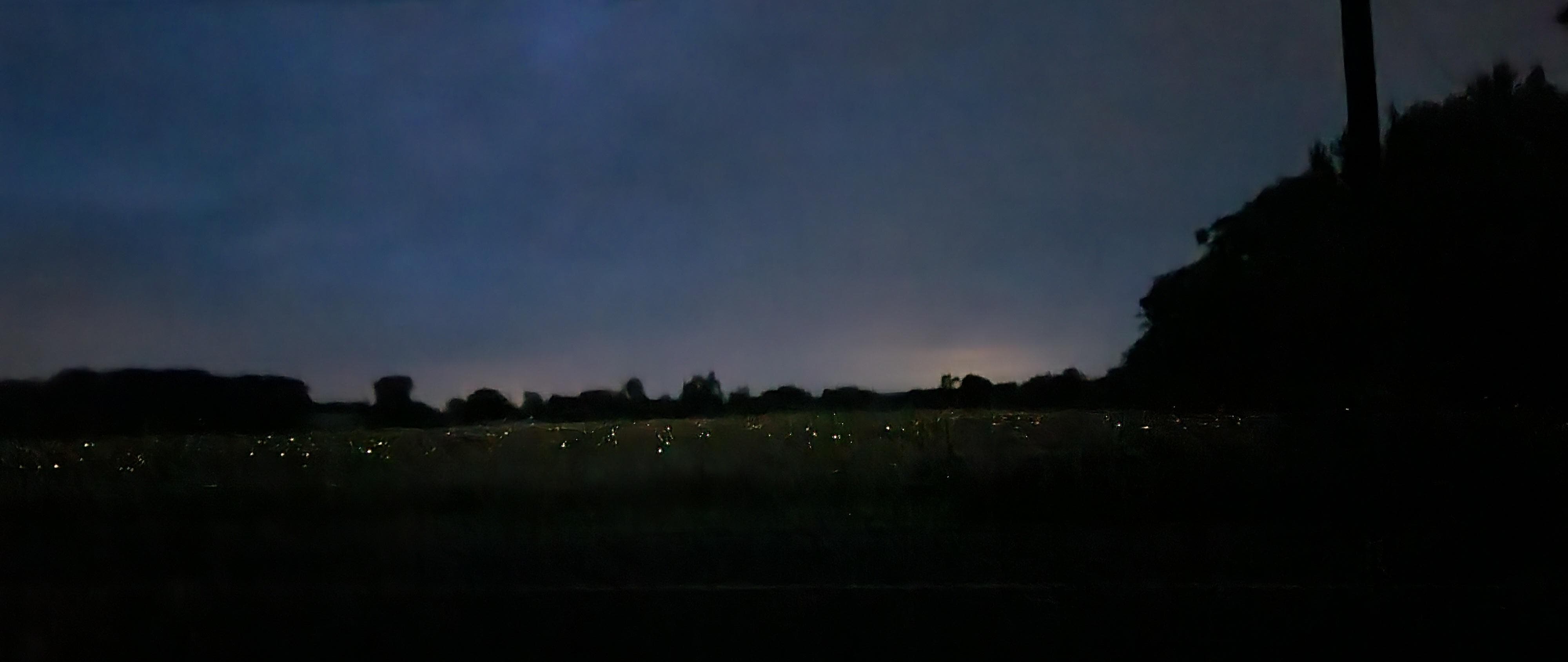 Crazy lighting bug show every night beautiful!!!