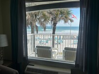 Inside looking out window