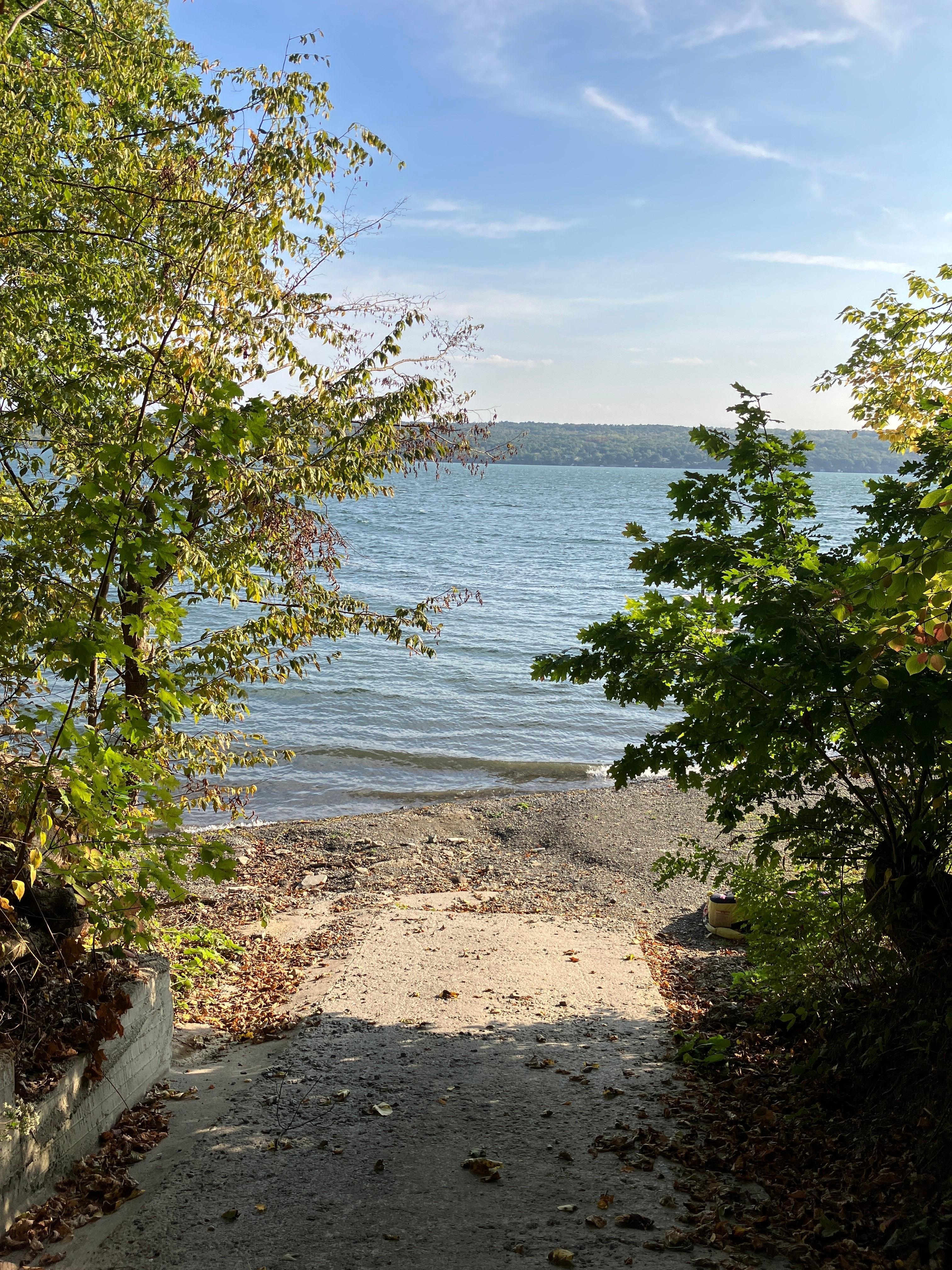 Boat ramp view