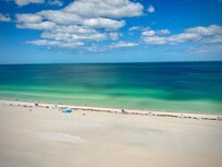 View of the ocean from our balcony.