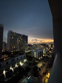 View from our balcony!