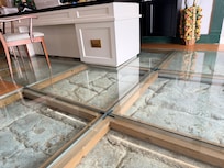 The 15 c flooring in the lobby