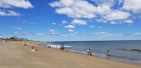 View from the Parker River National Wildlife Refuge, Area #1 looking toward the town public beach
