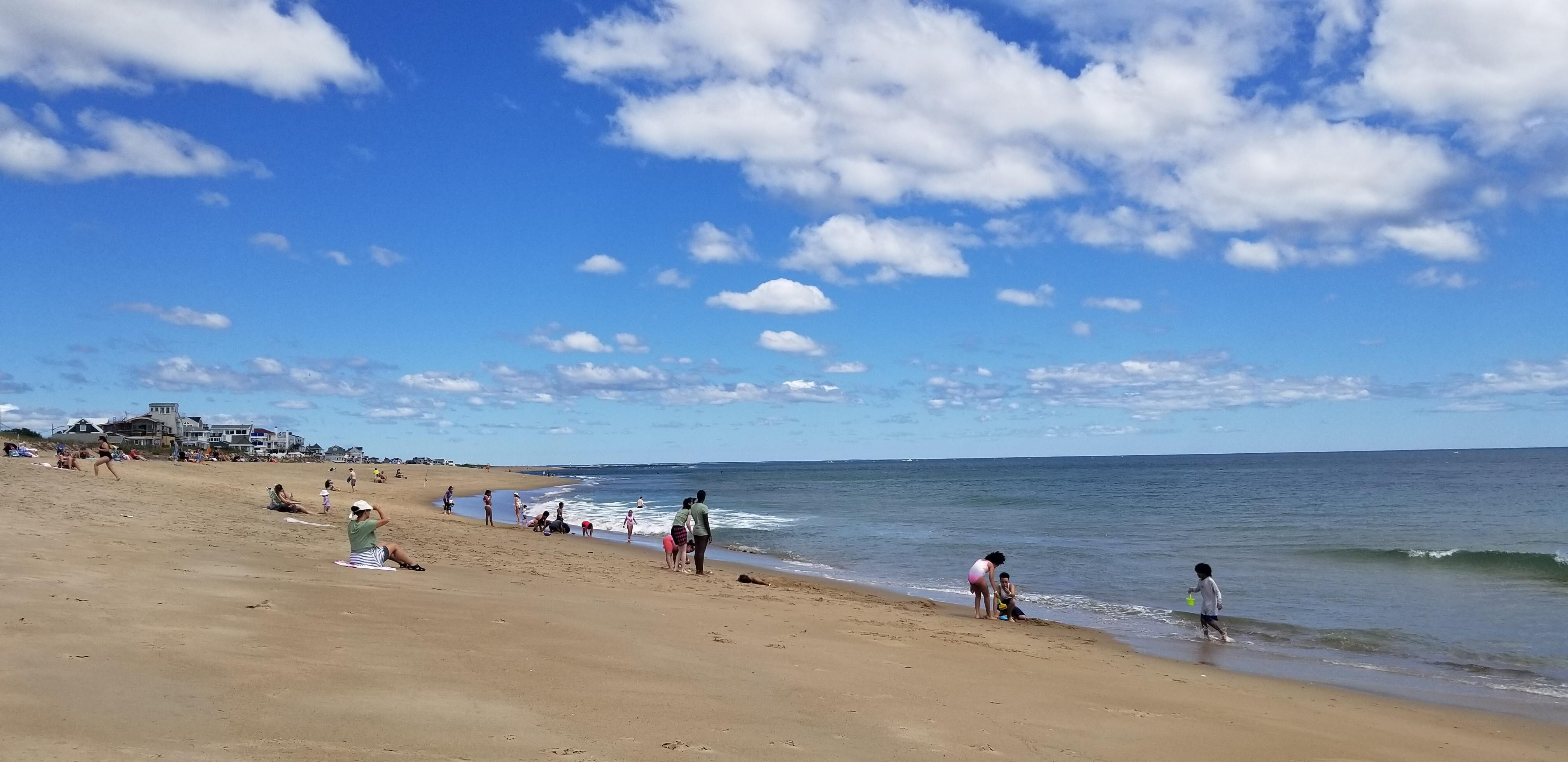 View from the Parker River National Wildlife Refuge, Area #1 looking toward the town public beach