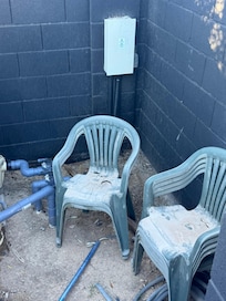 Maybe these extra chairs were for our use but we declined. This speaks to the level of "high end" this villa is