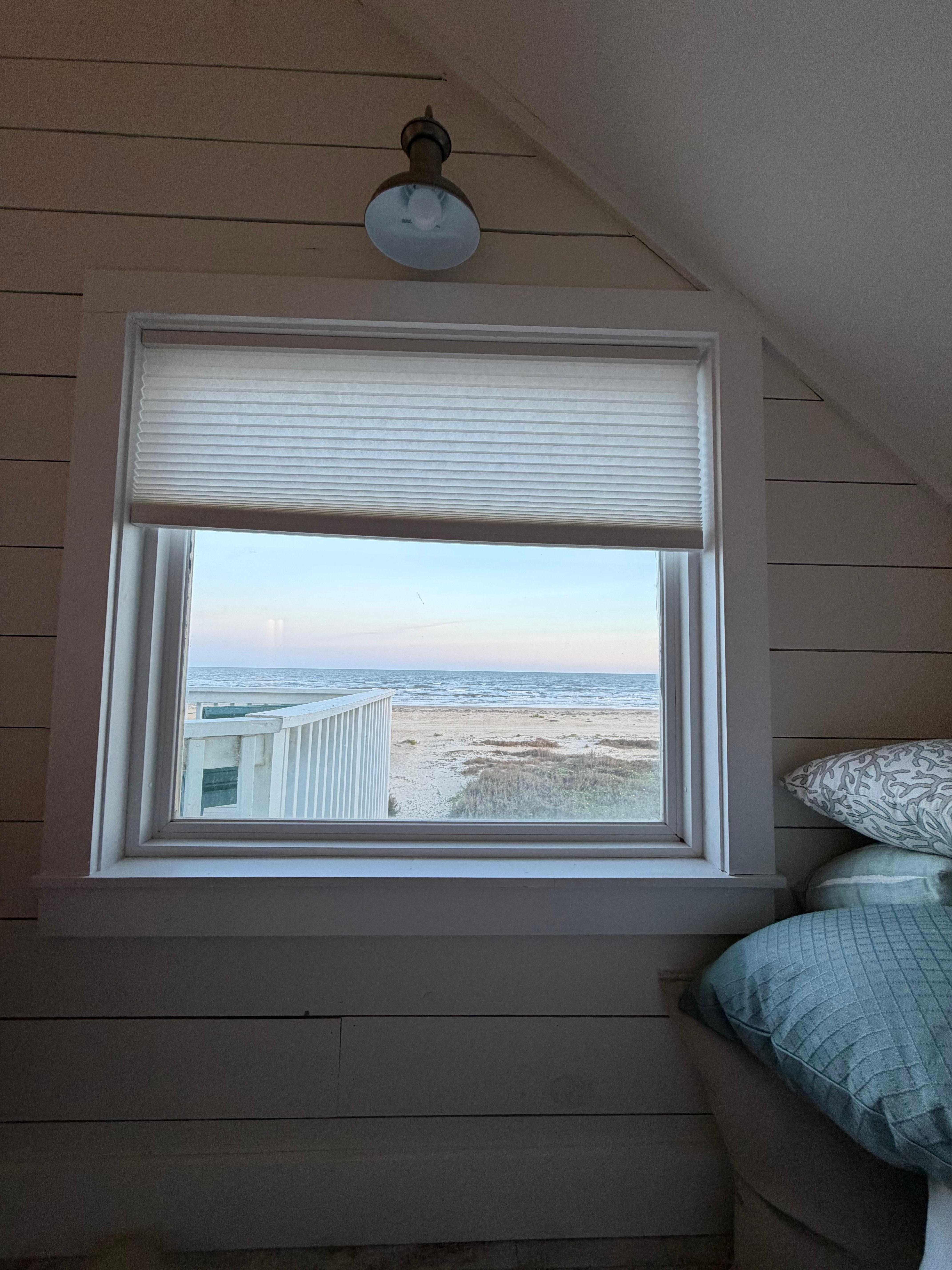 View from upstairs bedroom window 