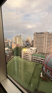 The view from the room.