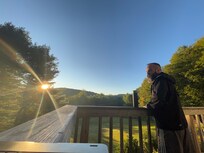 Sunrise from the deck.