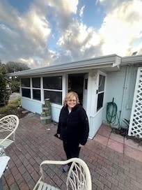 Coffee on patio every morning