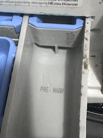 Washing machine detergent tray