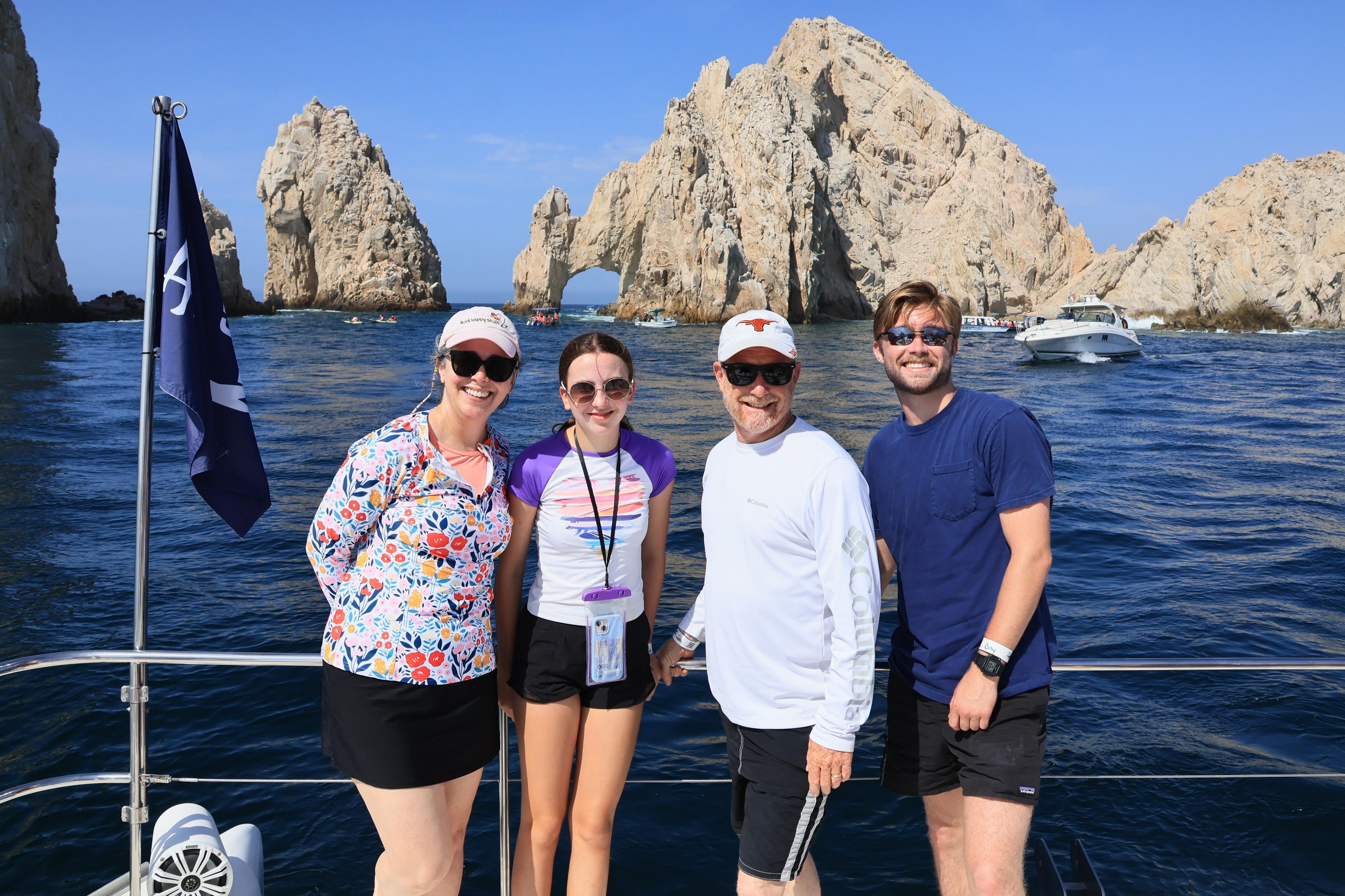 On the snorkeling cruise.