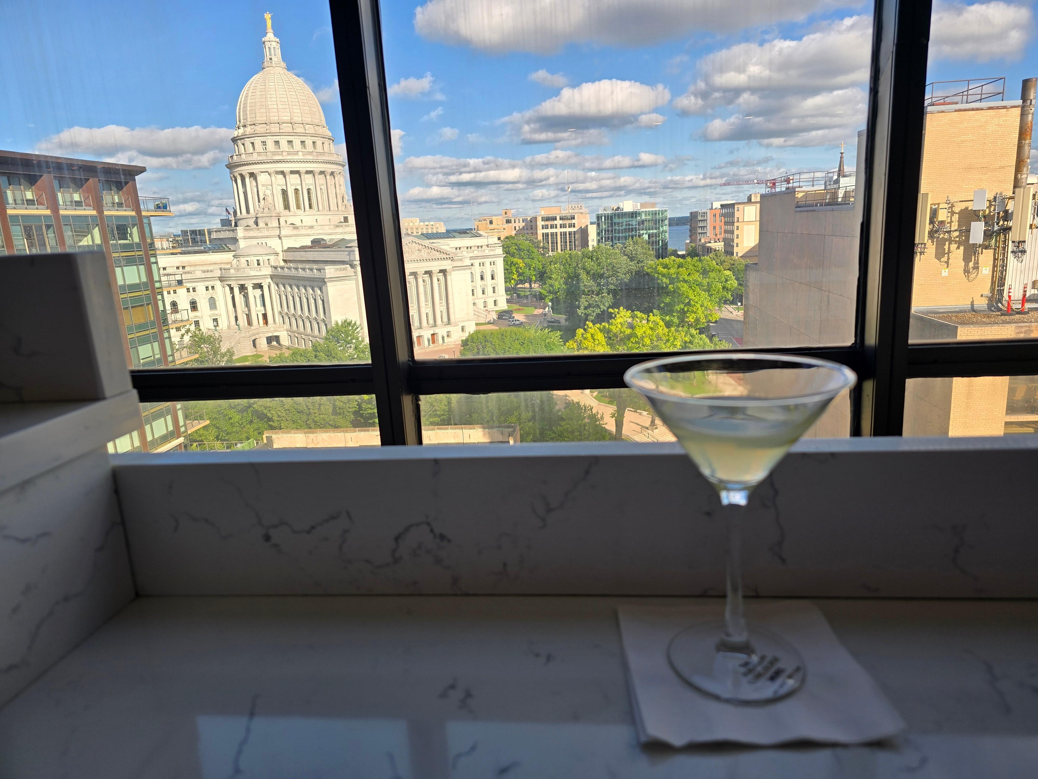 View from The Governor’s Club Lounge 