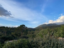 Ausblick von der oberen Terrasse