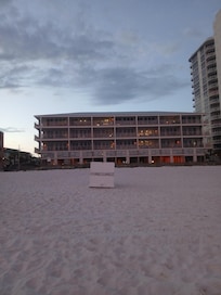 Building from beach