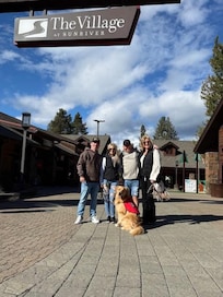 It was a 7 minute drive to the Village we enjoyed a great afternoon there!