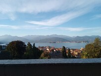 The beautiful view from the balcony.