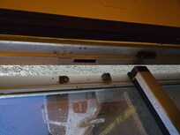 Door hardware removed, not repaired. Was told by clerk it has been like that for weeks. A anyone can enter the building, not secured.