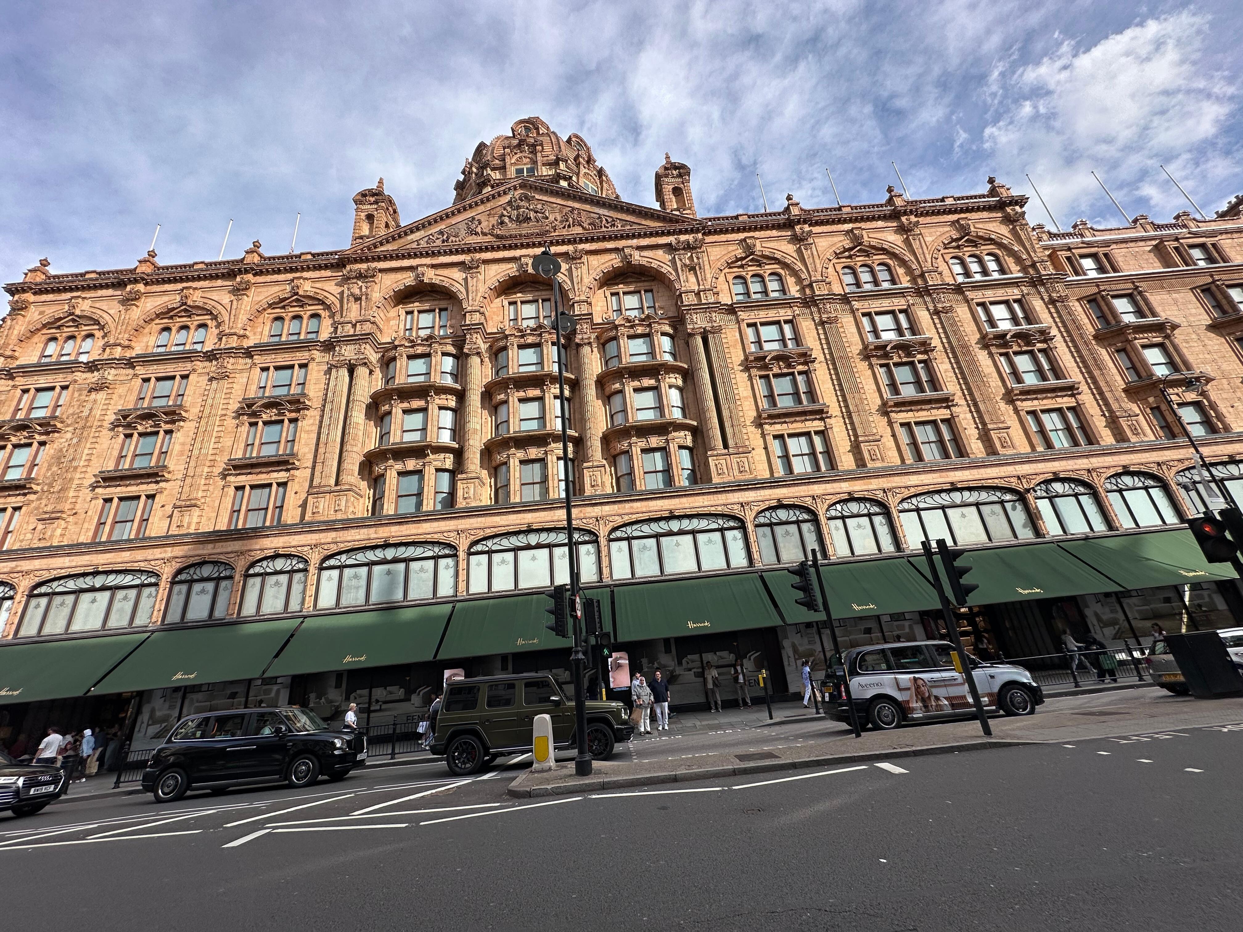 Harrods is so close